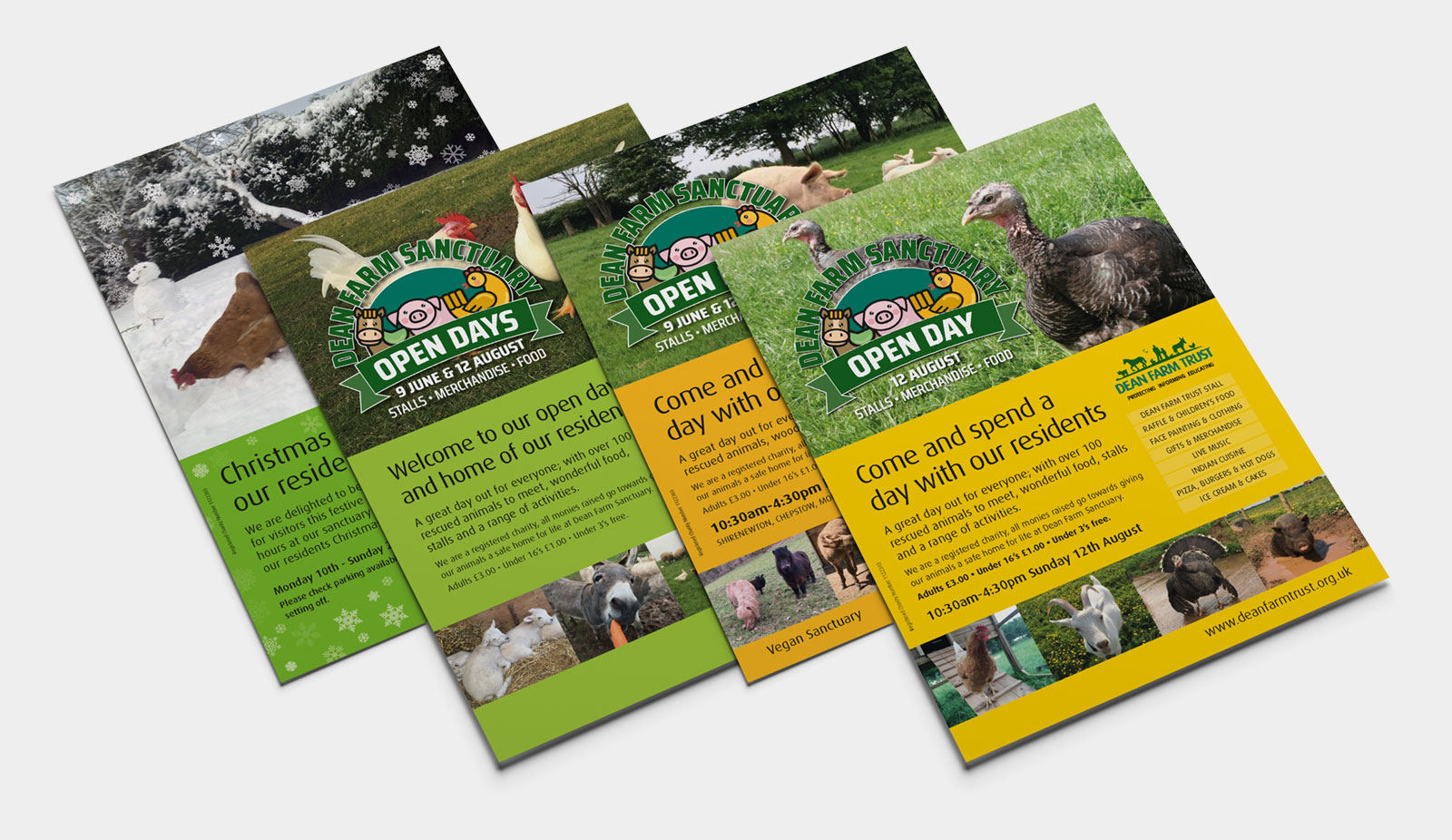Dean Farm Trust Promotional Leaflets