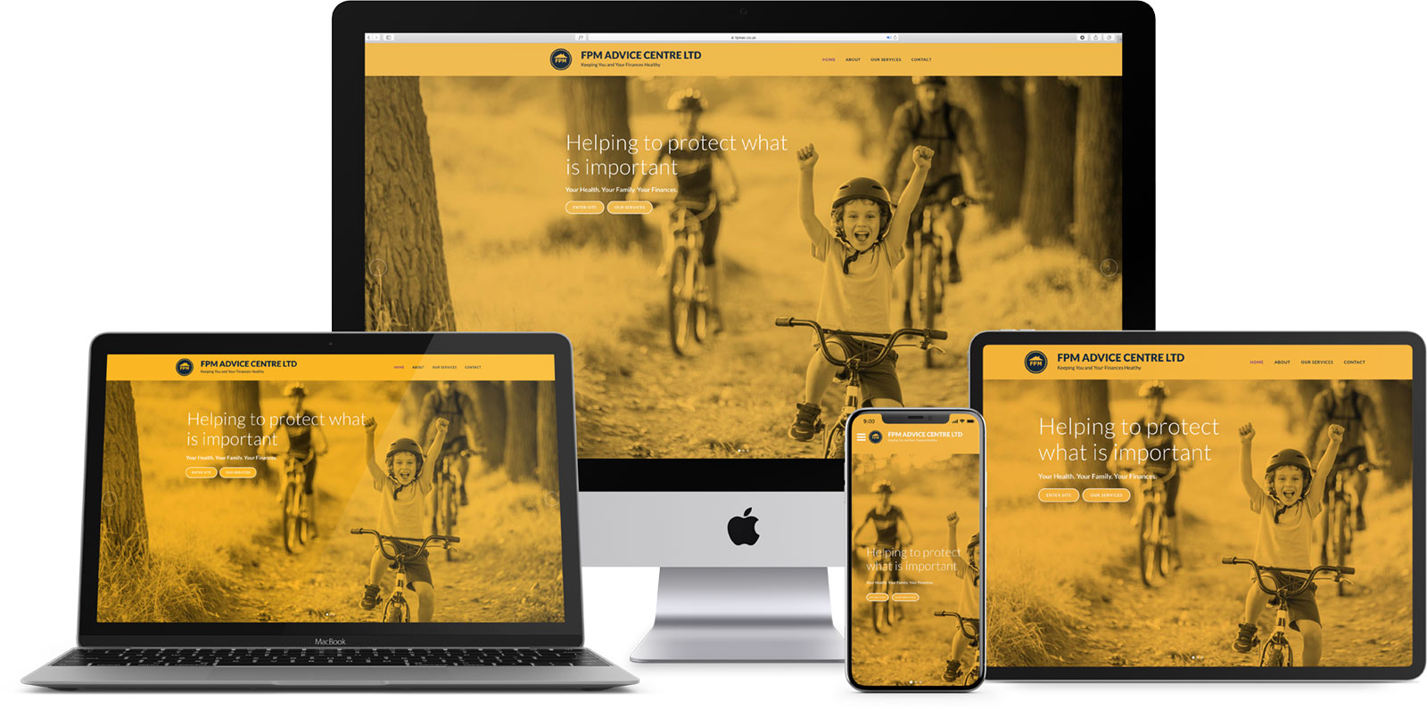 FPM Advice Centre responsive website