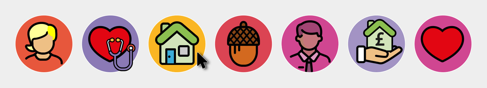 FPM Advice Centre bespoke illustrations