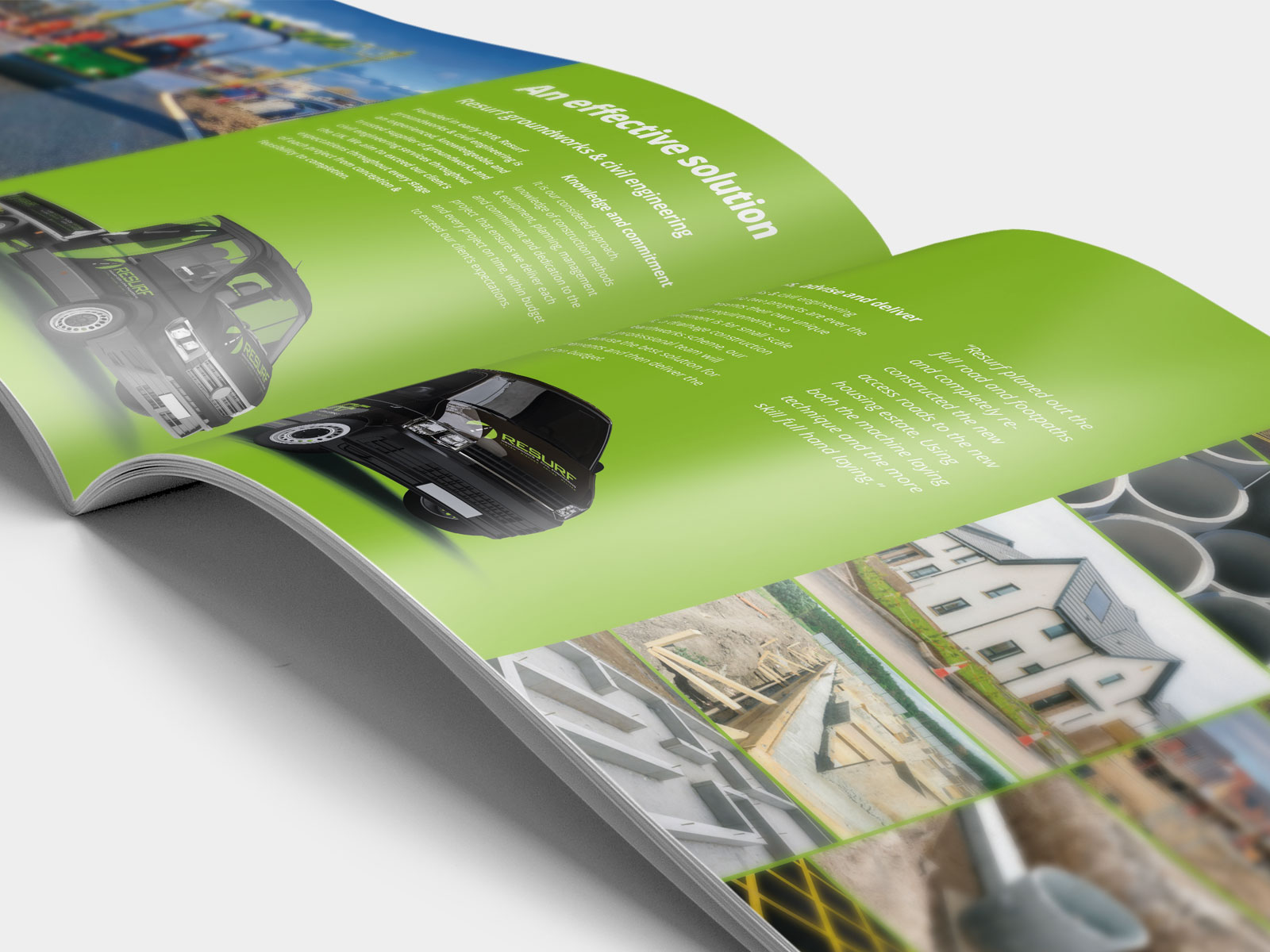 Resurf Groundworks and Civil Engineering corporate brochure