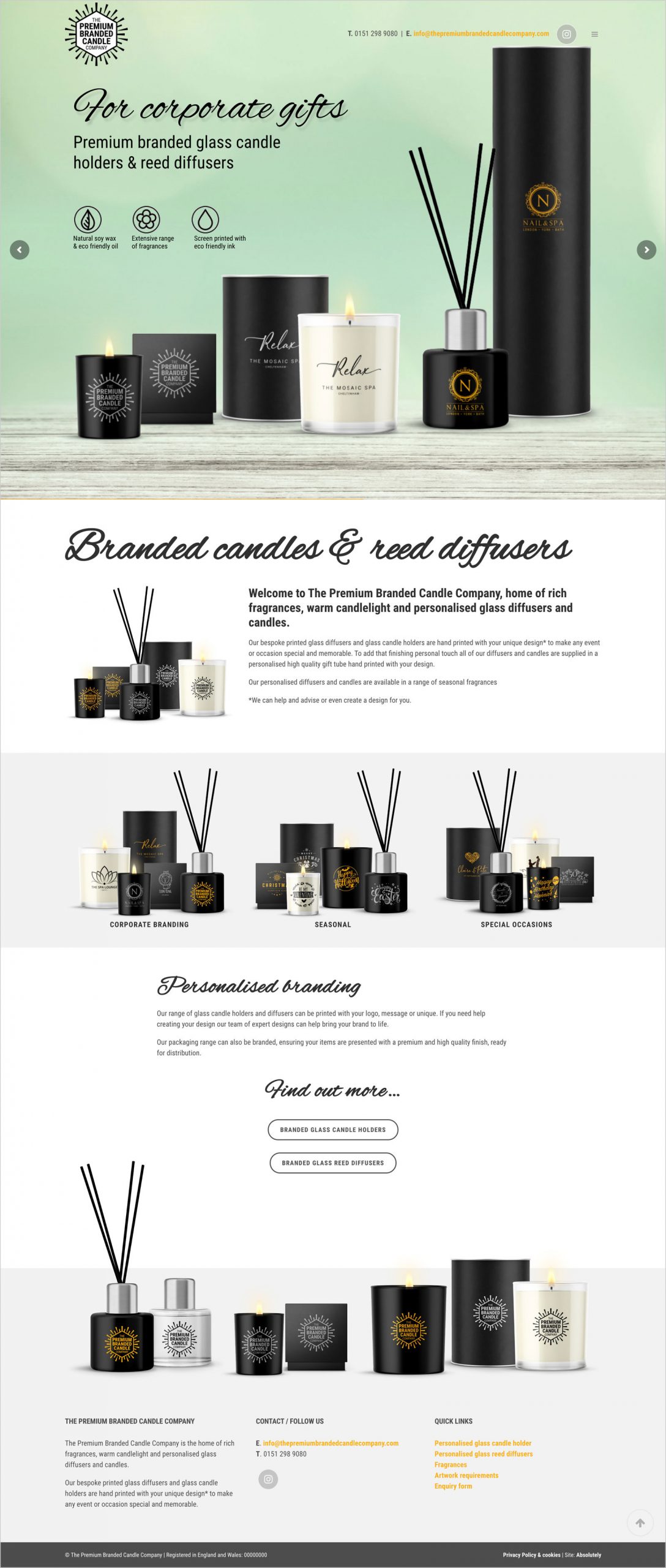 The Premium Branded Candle Company