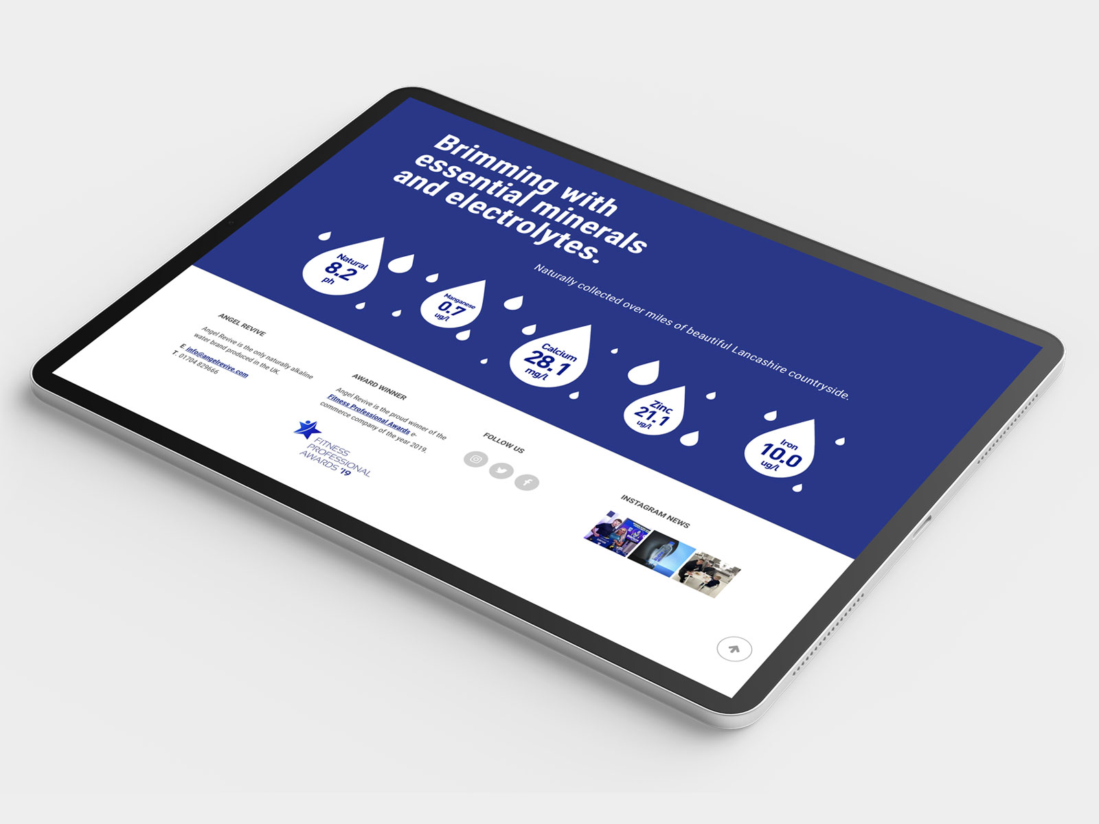 AngelRevive responsive website