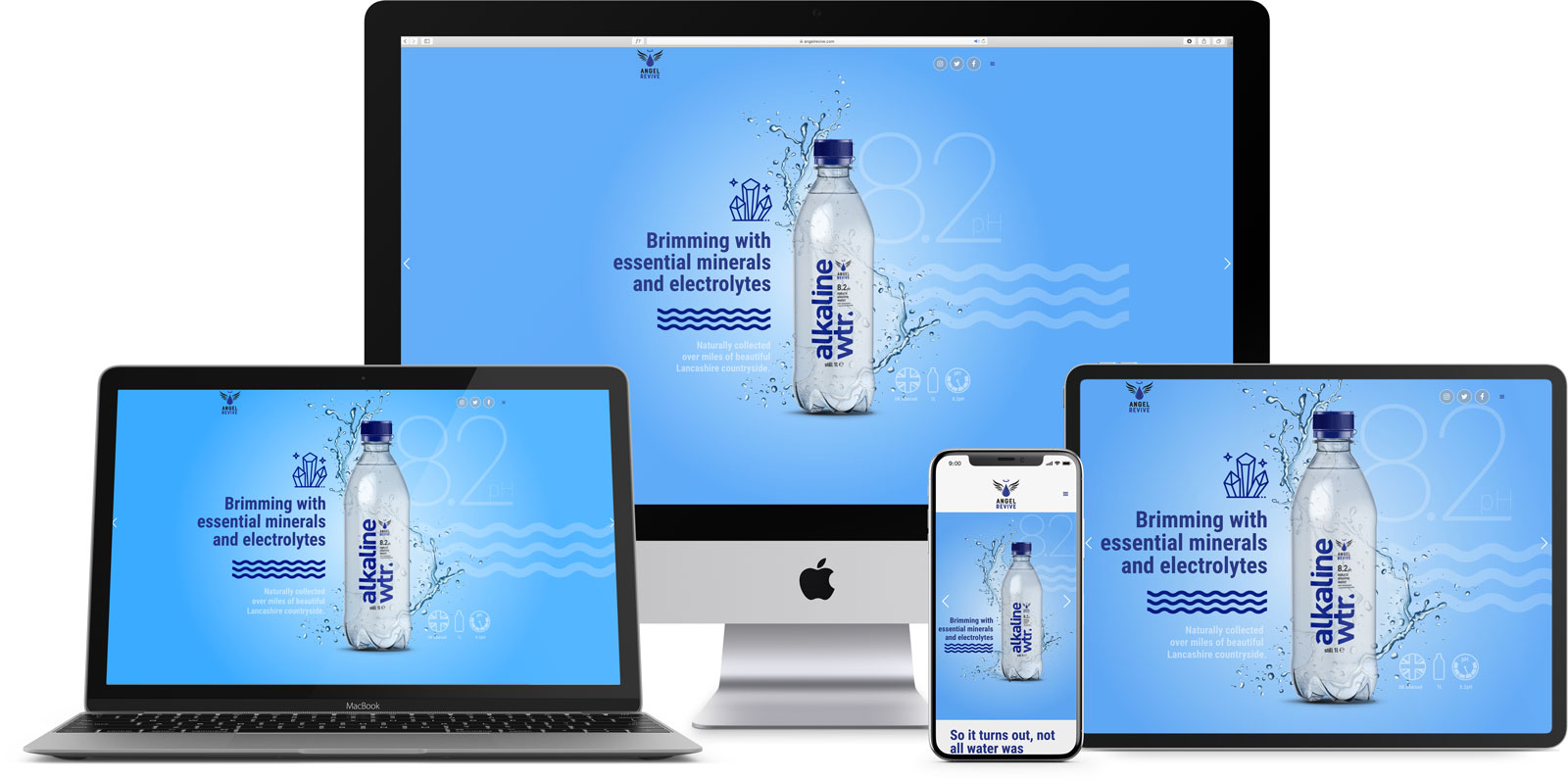 AngelRevive responsive website