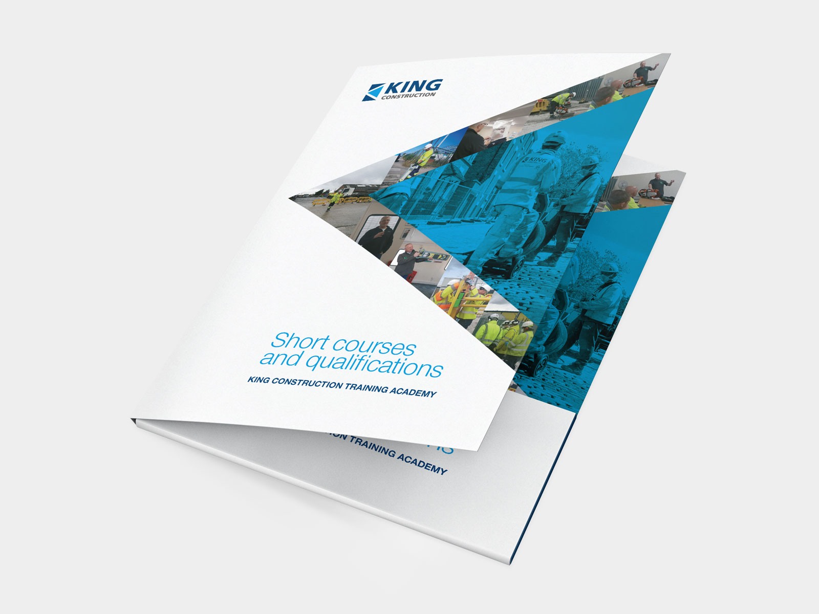 King Construction A4 pocket folder